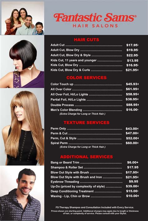 sams hair salon|fantastic sams prices for seniors.